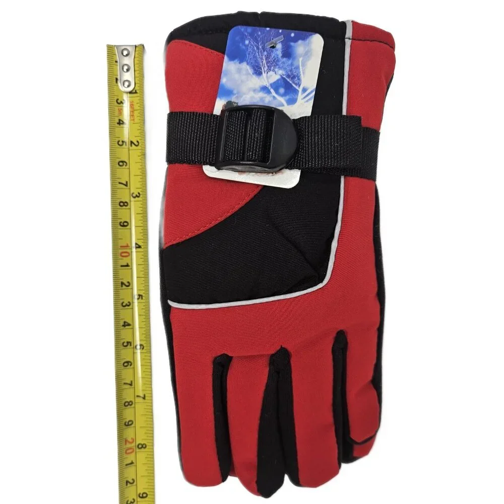 Kids Fleece-Lined Winter Gloves, Various Colors, 9